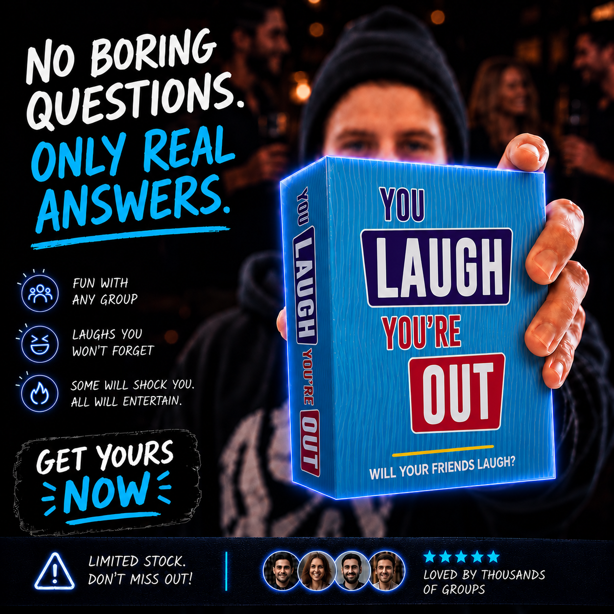 You Laugh You're Out
